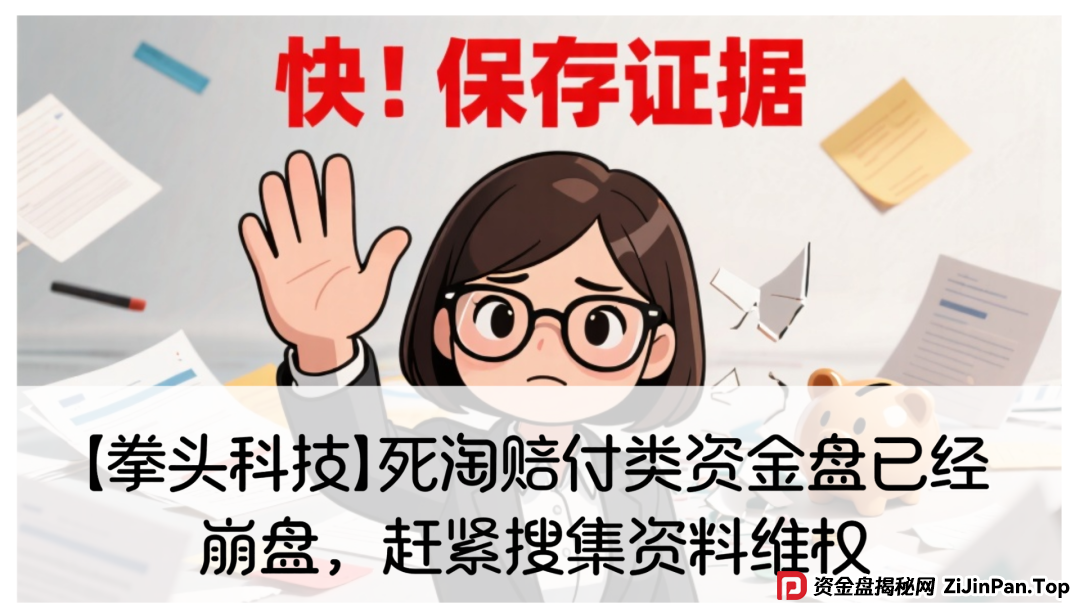 【拳头科技】死淘赔付类资金盘已经崩盘，赶紧搜集资料维权