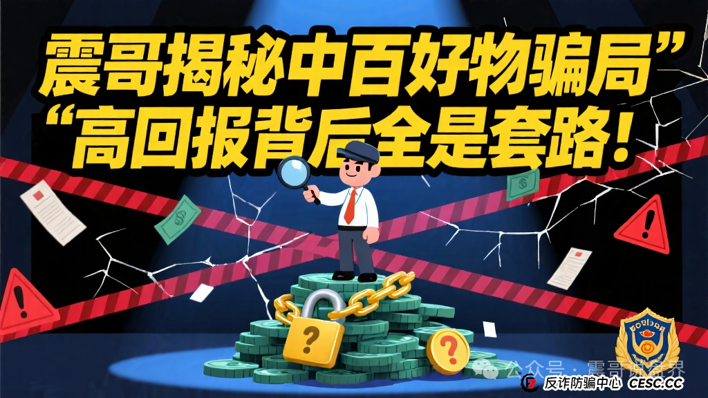 震哥揭秘「中百好物」骗局：高回报背后全是套路！