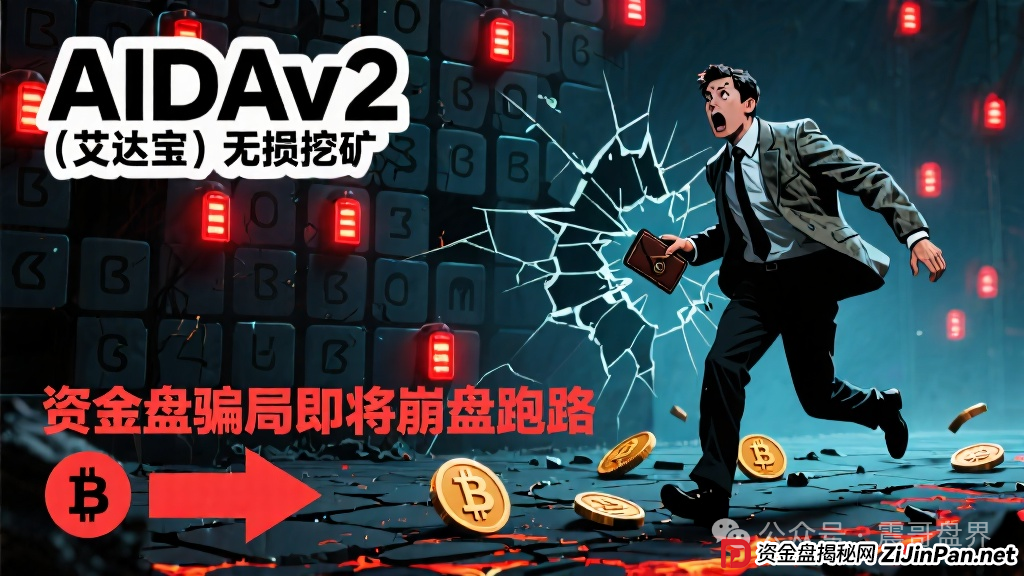AIDAv2（艾达宝）无损挖矿资金盘骗局，操盘手圈钱几千万，即将崩盘跑路