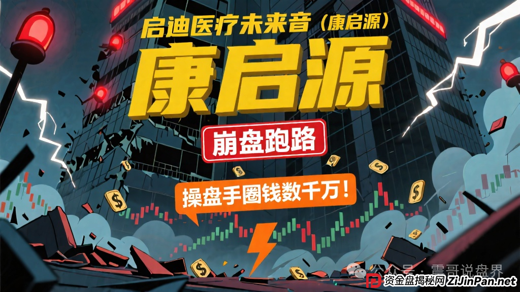 启迪医疗未来音（康启源）即将崩盘跑路，操盘手圈钱数千万！