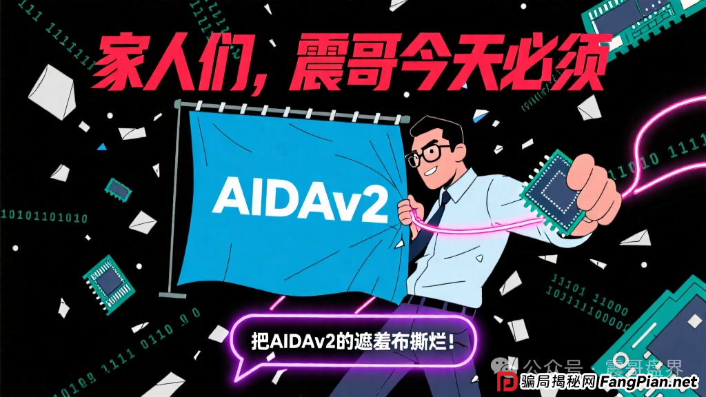 家人们，震哥今天必须把AIDAv2的遮羞布撕烂！