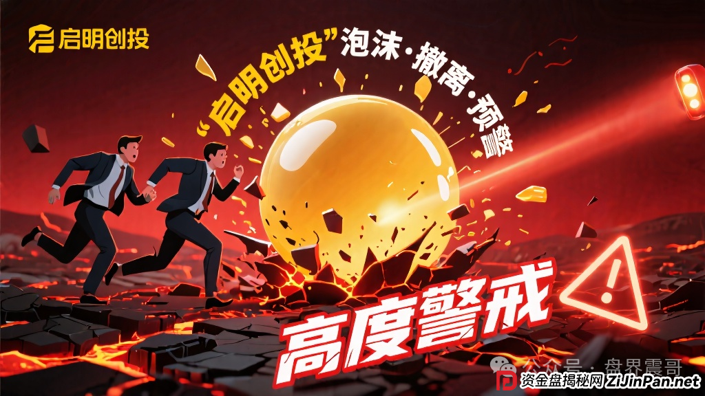 “启明创投”资金盘骗局，泡沫很大，抓紧撤离，高度预警