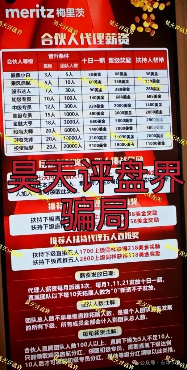 梅里茨资本跟单类资金盘骗局,原攀智资本诈骗团伙的平移重启盘,不拉人就封号单割,马上要跑路了,速度撤离! 梅里茨资本跟单类资金盘骗局,原攀智资本诈骗团伙的平移重启盘,不拉人就封号单割,马上要跑路了,速度撤离!